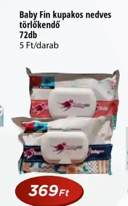 Real Baby Fin kupakos nedves törlőkendő ajánlat