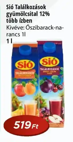 Real Sió Találkozások gyümölcsital 12% több ízben ajánlat