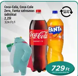 Real Coca-Cola, Coca-Cola Zero, Fanta szénsavas ajánlat