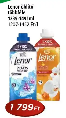 Real Lenor öblítő többféle ajánlat