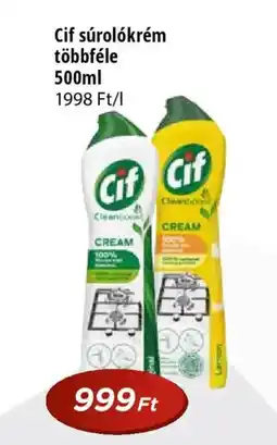 Real Cif súrolókrém többféle ajánlat