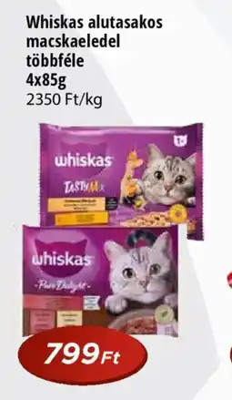 Real Whiskas alutasakos macskaeledel többféle ajánlat