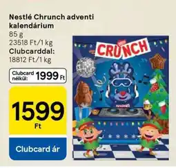 Tesco Nestlé Chrunch adventi kalendárium ajánlat