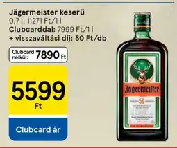 Tesco Jagermeister keserű ajánlat
