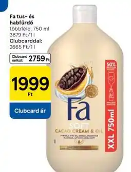 Tesco Fa tus- és habfürdő ajánlat