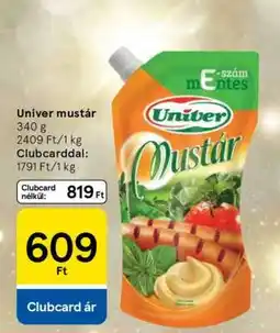 Tesco UNIVER Mustár ajánlat