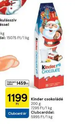 Tesco KINDER Csokoládé ajánlat