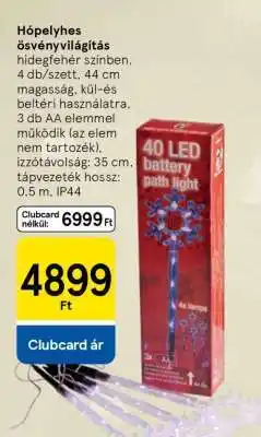 Tesco Hópelyhes ösvényvilágítás ajánlat
