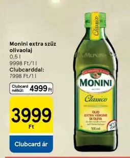 Tesco MONINI Extra szűz olívaolaj ajánlat