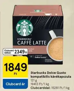 Tesco Starbucks Dolce Gusto Kompatibilis Kávékapszula ajánlat
