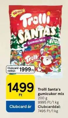 Tesco Trolli Santa's gumicukor mix ajánlat