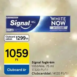 Tesco Signal fogkrém ajánlat
