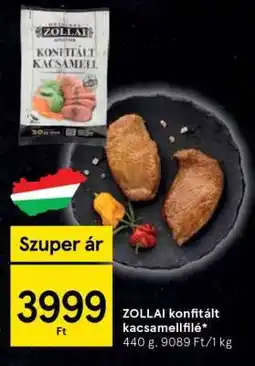 Tesco Zollai konfitált kacsamellfilé ajánlat