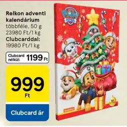 Tesco Relkon Adventi Kalendárium ajánlat