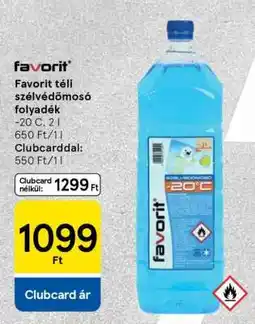 Tesco Favorit téli szélvédőmosó folyadék ajánlat