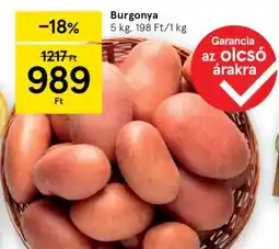 Tesco Burgonya ajánlat