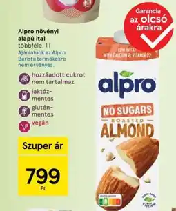 Tesco Alpro növényi alapú ital ajánlat