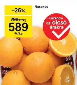 Tesco Narancs ajánlat