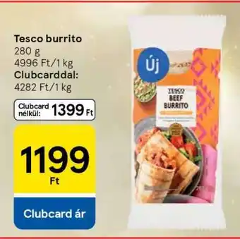 Tesco Tesco burrito ajánlat