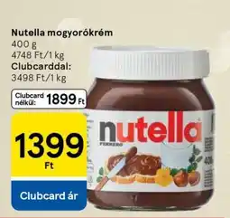 Tesco Nutella mogyorókrém ajánlat