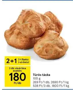 Tesco Túrós táska ajánlat