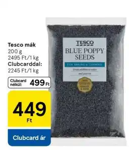Tesco Tesco mák ajánlat