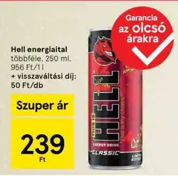Tesco HELL Energiaital ajánlat