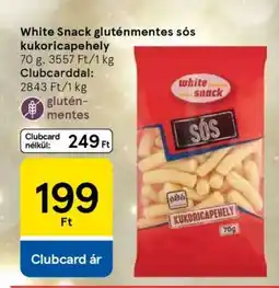 Tesco White Snack gluténmentes sós kukoricapehely ajánlat