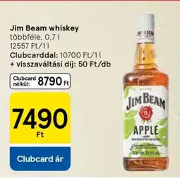 Tesco JIM BEAM WHISKEY ajánlat