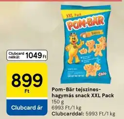 Tesco Pom-Bär tejszínes-hagymás snack XXL Pack ajánlat