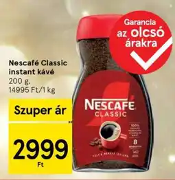 Tesco NESCAFÉ CLASSIC INSTANT KÁVÉ ajánlat