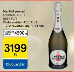 Tesco Martini pezsgő ajánlat