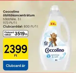 Tesco Coccolino öblítőkoncentrátum ajánlat