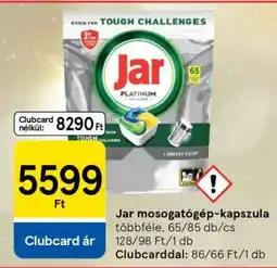 Tesco Jar mosogatógép-kapszula ajánlat