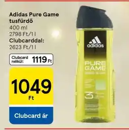 Tesco Adidas Pure Game tusfürdő ajánlat