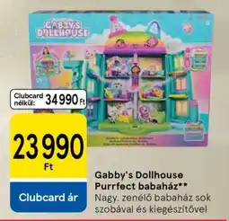 Tesco Gabby's Dollhouse Purrfect babaház ajánlat