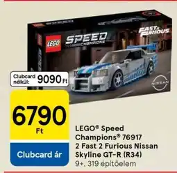 Tesco LEGO Speed Champions 76917 2 Fast 2 Furious Nissan Skyline GT-R (R34) ajánlat