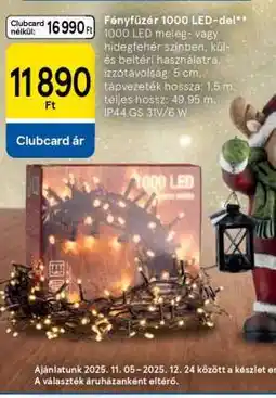 Tesco Fényfüzér 1000 LED-del ajánlat