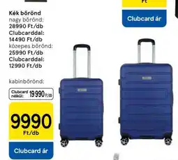 Tesco Kék bőrönd (kabiné) ajánlat