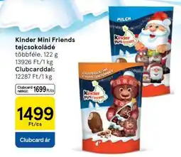 Tesco Kinder Mini Friends tejcsokoládé ajánlat