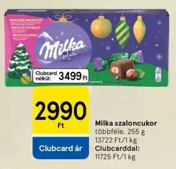 Tesco Milka szaloncukor ajánlat
