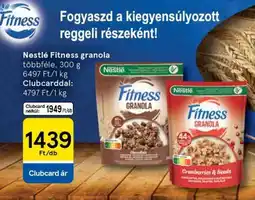 Tesco Nestlé Fitness Granola ajánlat