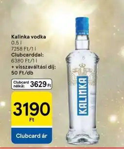 Tesco Kalinka vodka ajánlat