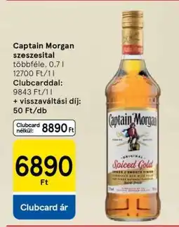 Tesco Captain Morgan szeszesital ajánlat