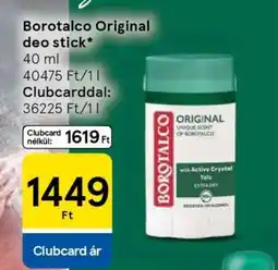 Tesco Borotalco Original deo stick ajánlat