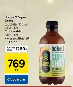 Tesco Hohes C Super Shots ajánlat