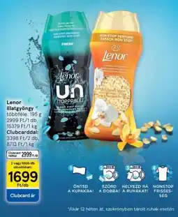 Tesco LENOR Illatgyöngy ajánlat