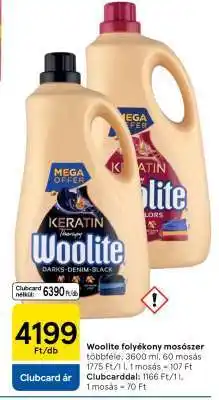 Tesco Woolite folyékony mosószer ajánlat