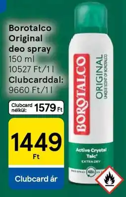 Tesco Borotalco Original deo spray ajánlat