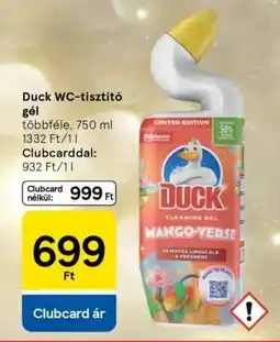 Tesco Duck WC-tisztító gél ajánlat
